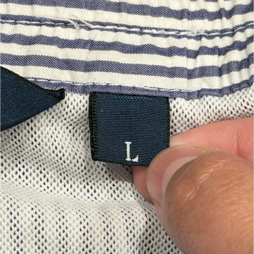 Polo Ralph Lauren Swim Trunks Mens Large Striped Nautical Lighthouse‎ Sailing